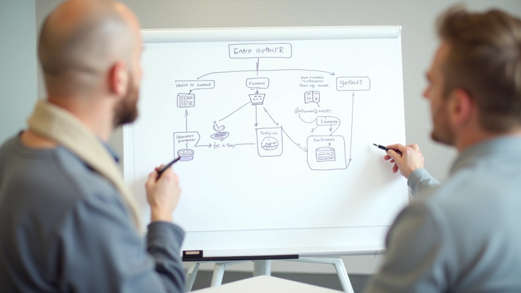 Stap-voor-stap methodologie visualisatie, focus-systeem opbouw, duidelijke progressie diagram