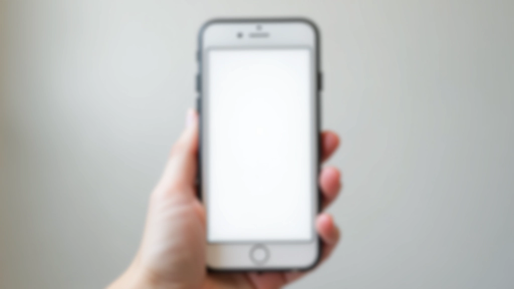 Smartphone-homescreen met minimalistische app-indeling en veel lege ruimte